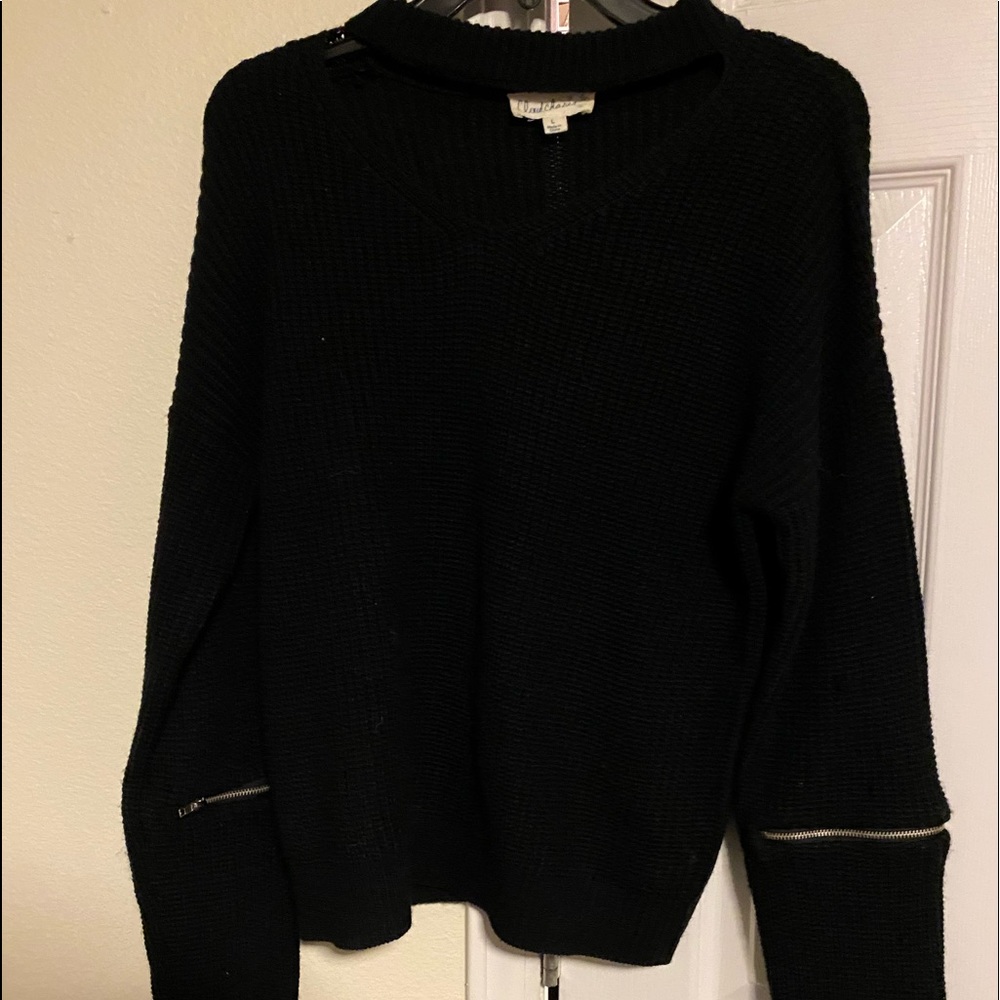 Black sweater